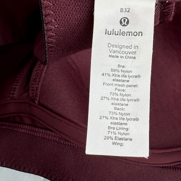 Lululemon - Run Times Sports Bra High Support 32B - Picture 4 of 5
